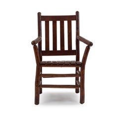Rustikaler Sessel aus altem Hickoryholz