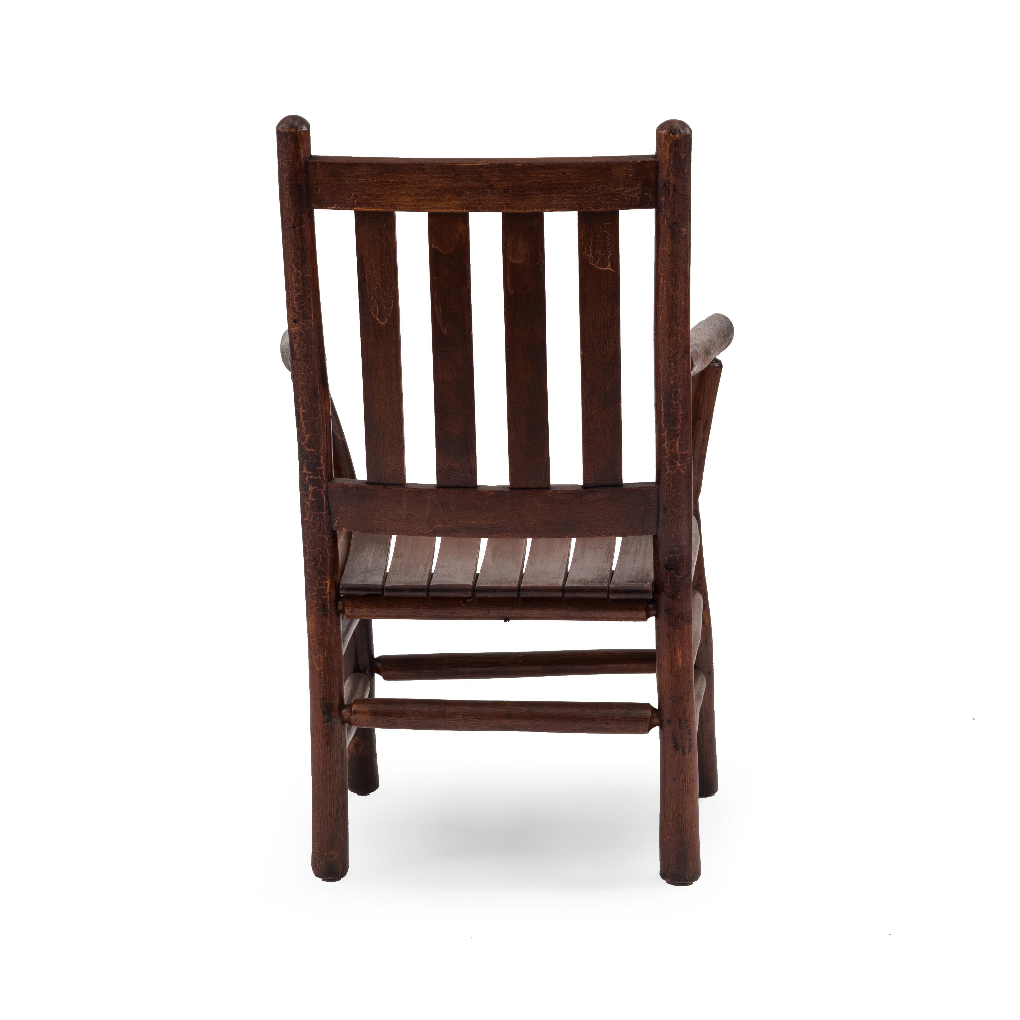 20th Century Rustic Old Hickory Armchair For Sale