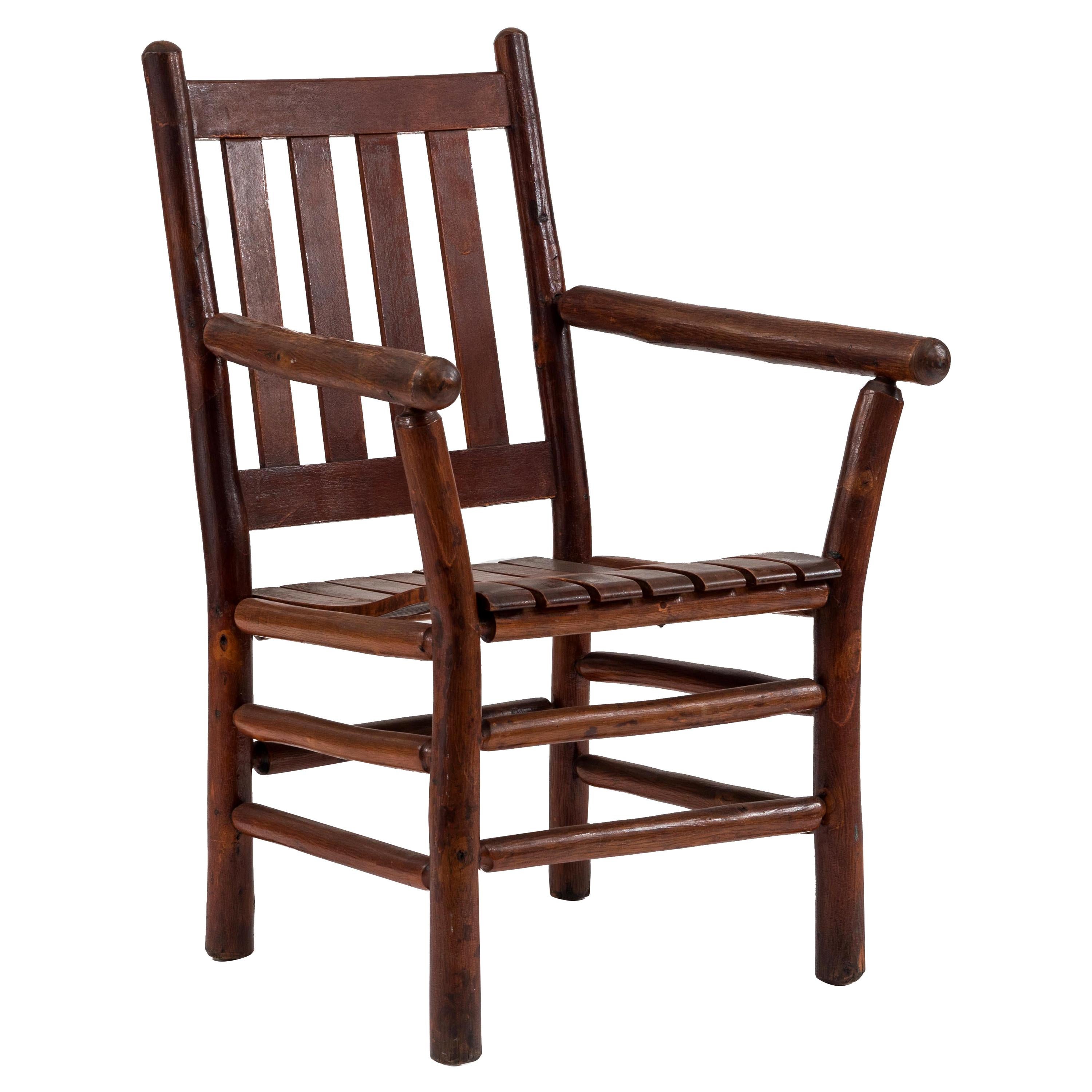 Rustic Old Hickory Armchair