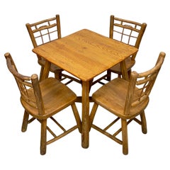 Rustic Old Hickory Dinette Set, American Midcentury, circa 1950