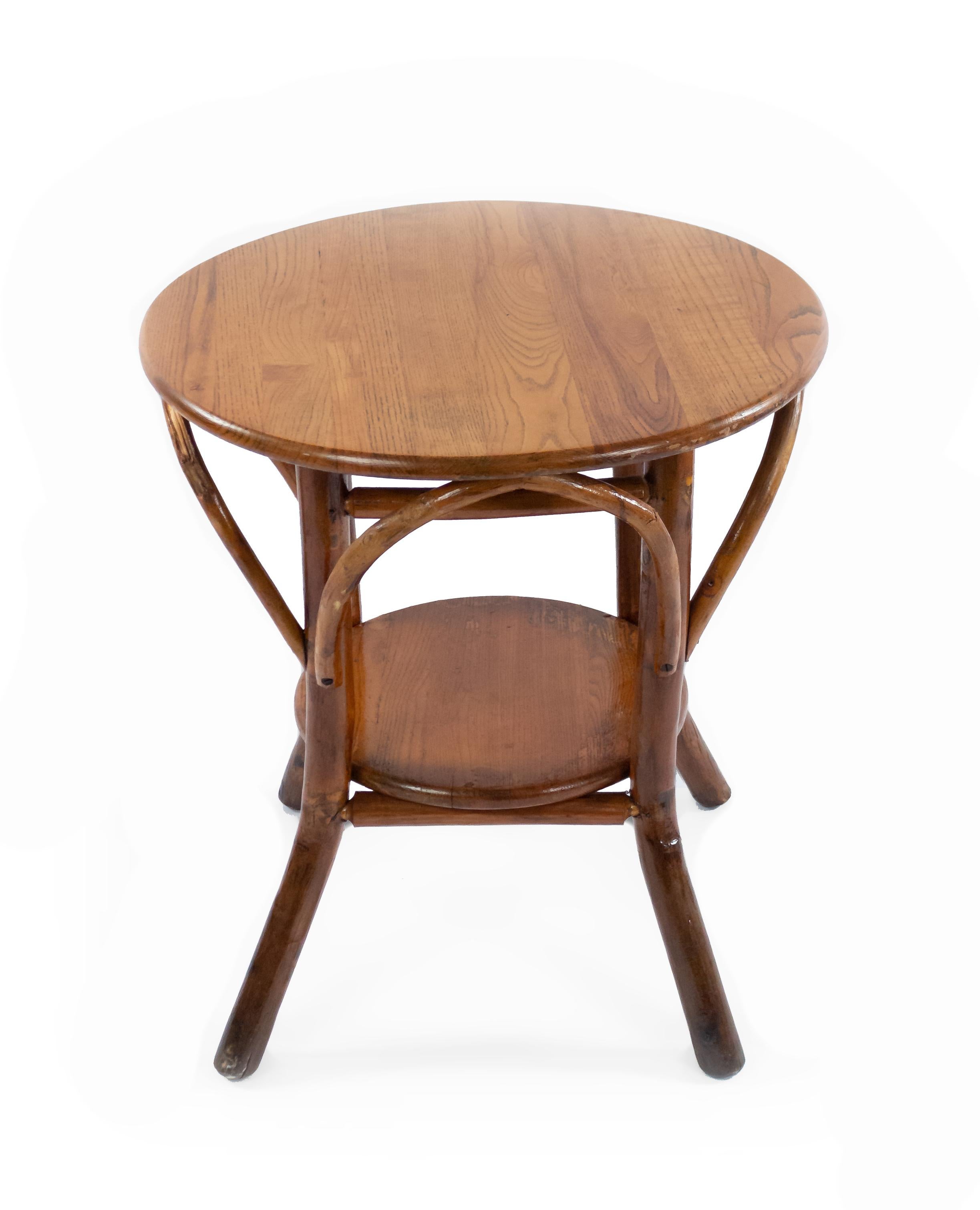 American Craftsman Rustic Old Hickory End Table