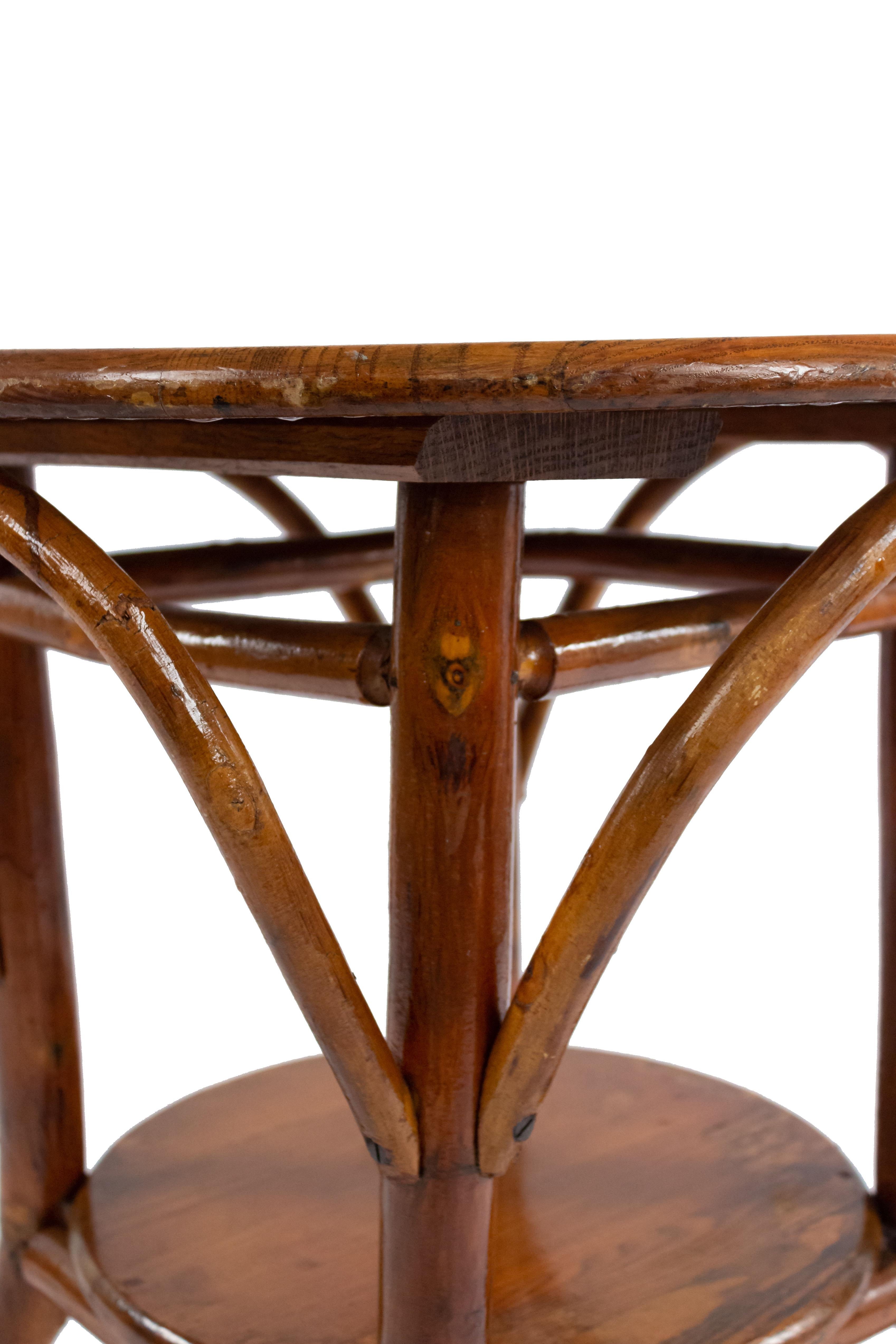 Rustic Old Hickory End Table In Good Condition In New York, NY