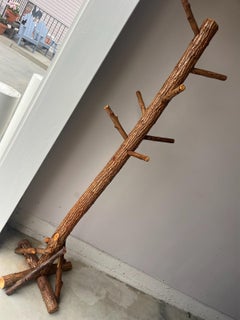 Rustic Old Hickory Hat & Coat Tree