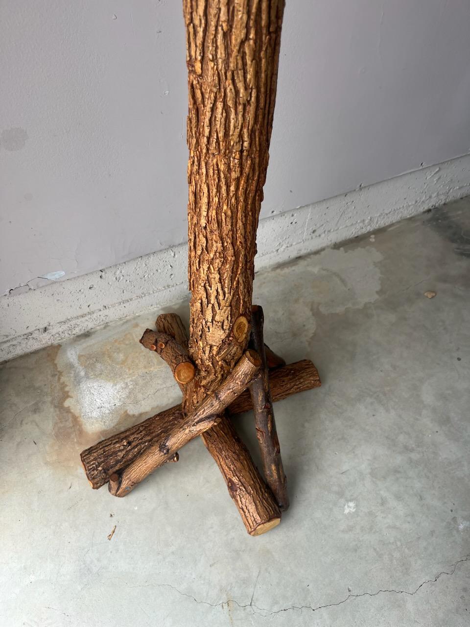 American Rustic Old Hickory Hat & Coat Tree For Sale