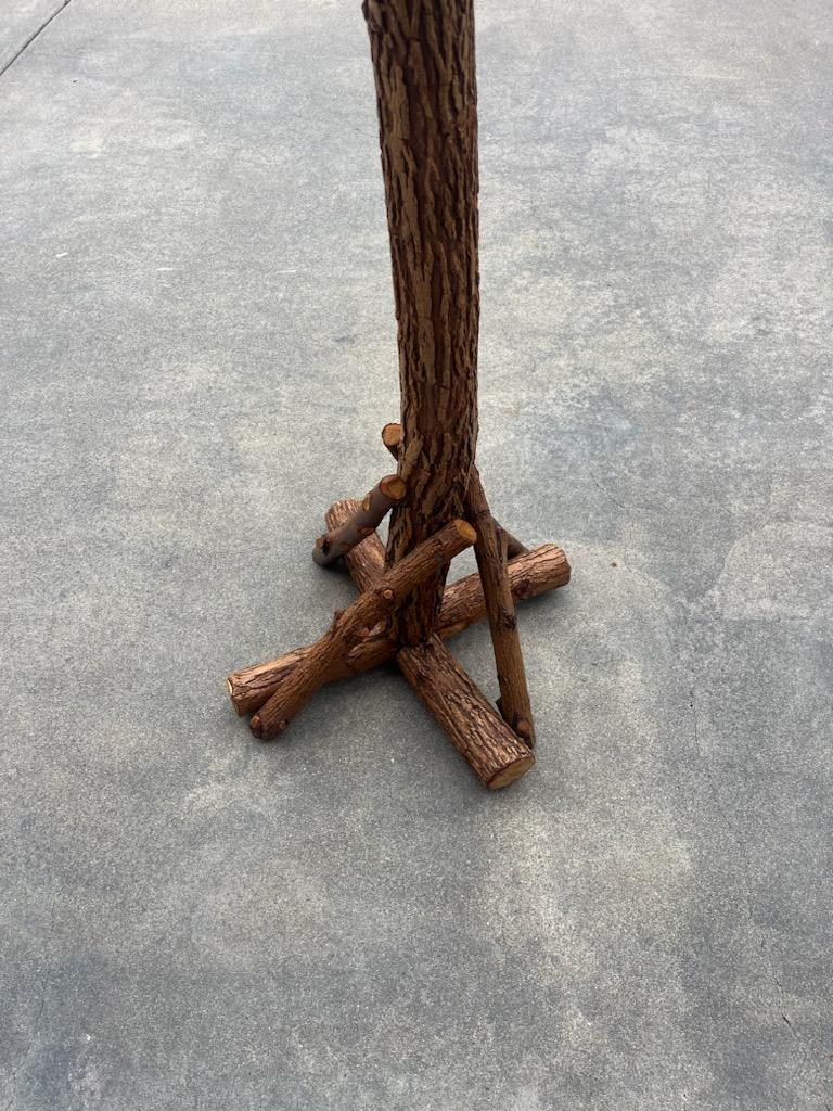 20th Century Rustic Old Hickory Hat & Coat Tree For Sale