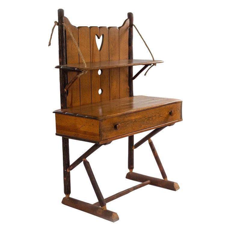 Rustic Old Hickory Hutch For Sale at 1stdibs