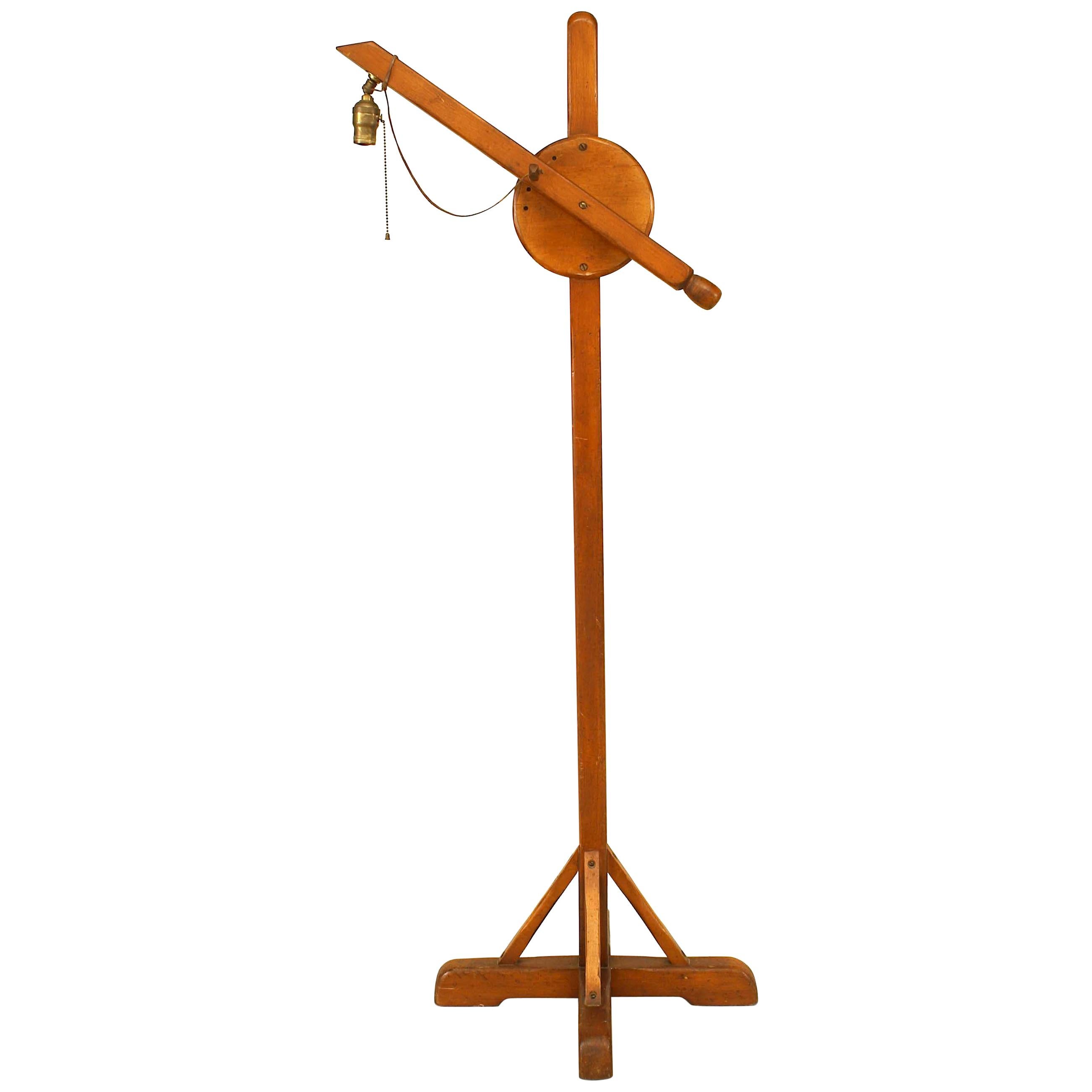Rustic Old Hickory Pine Floor Lamp, by Old Hickory