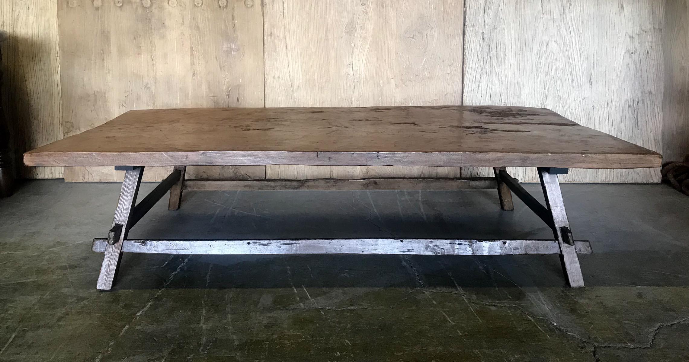 Rustic One Wide Board Coffee Table 8