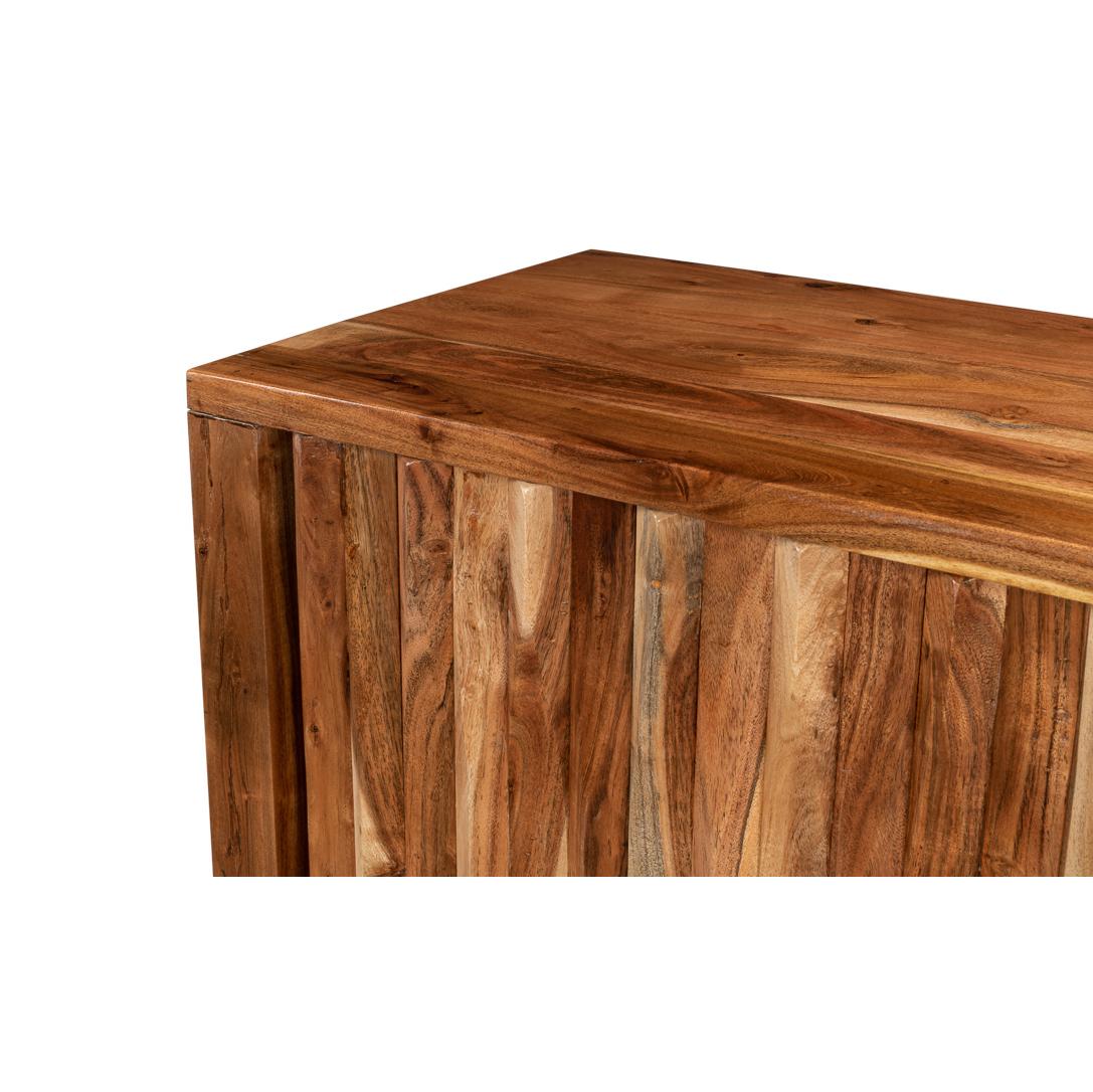 Contemporary Rustic Organic Sideboard For Sale