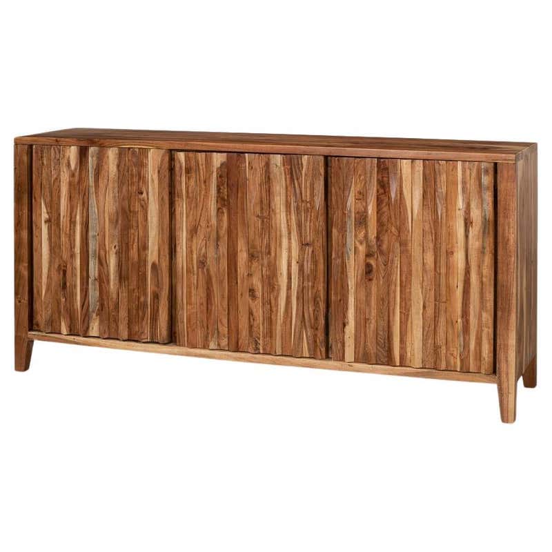 Rustic Brown Moroccan Sideboard For Sale at 1stDibs