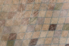 Rustic Oushak Carpet, Neutral Palette