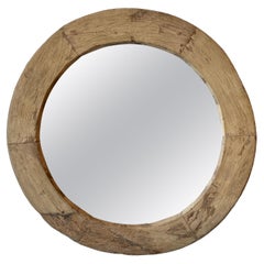Specchio rustico oversize con cornice in Wood