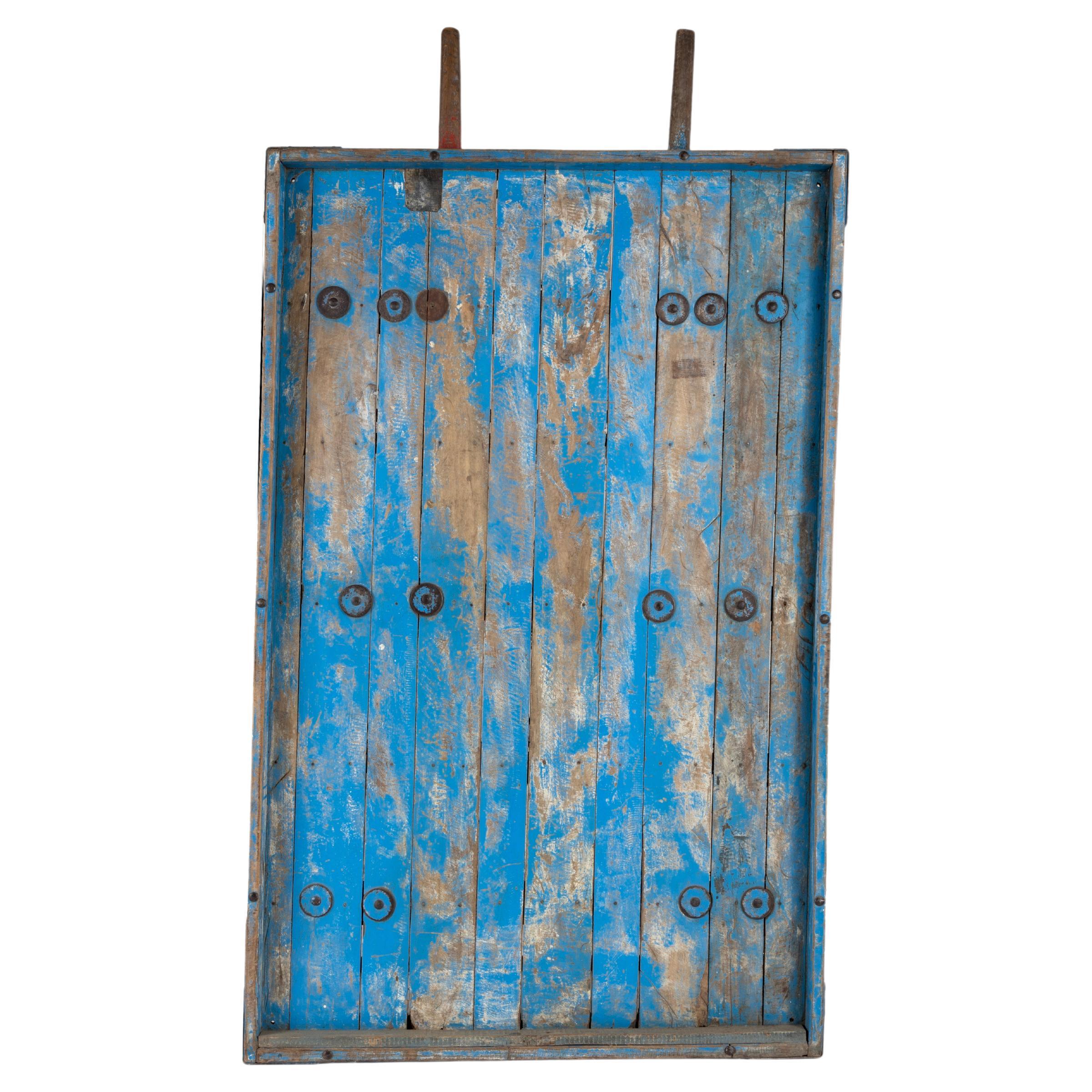 Rustic Paint Patina Wall Panel WITHOUT Handles  For Sale