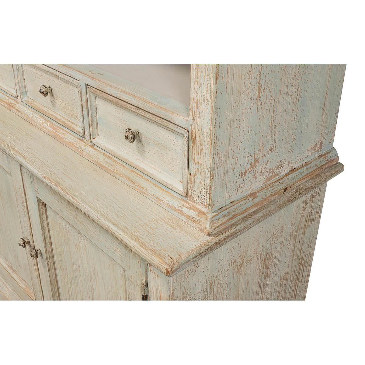 Rustic Painted Bookcase For Sale 2
