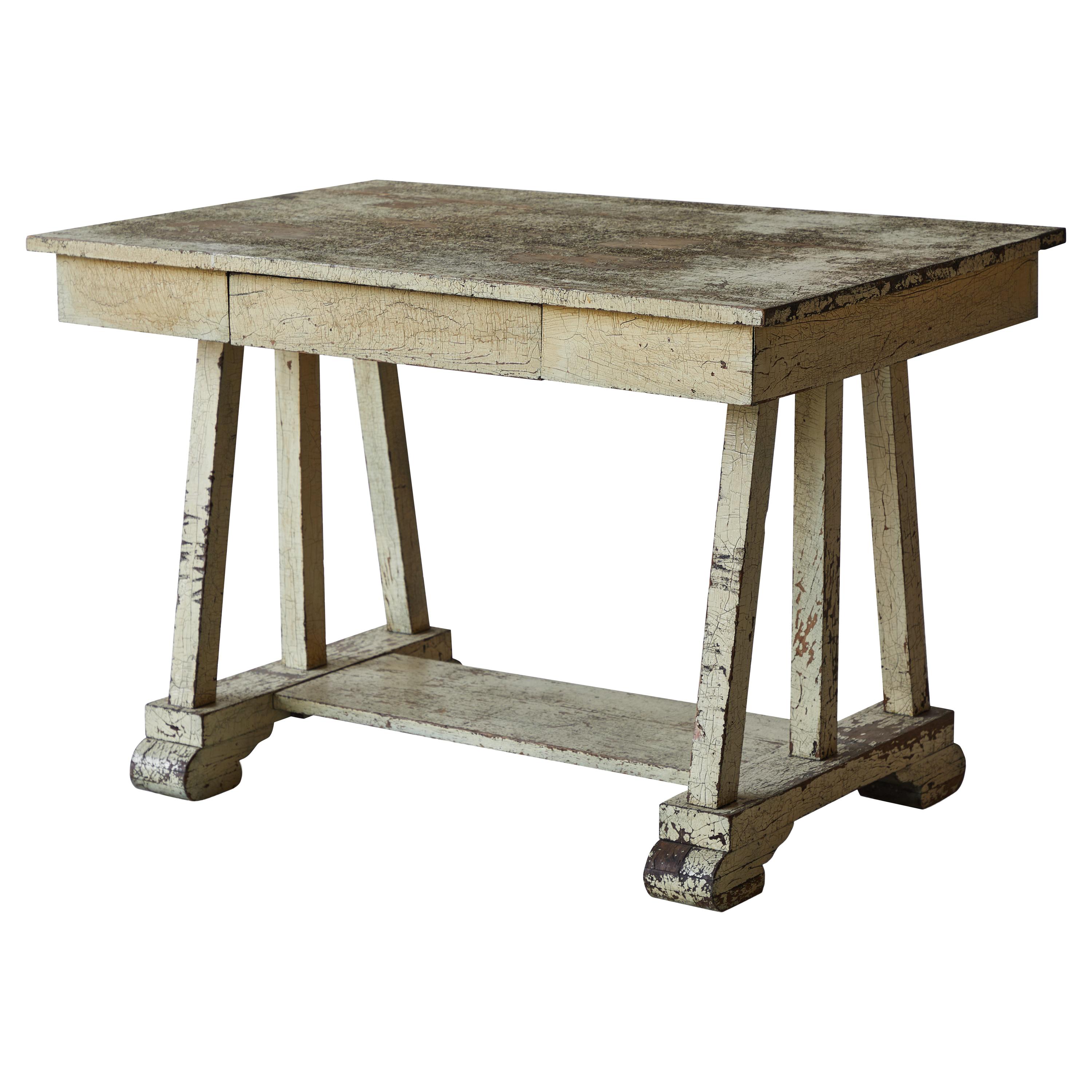 Rustic Painted Desk