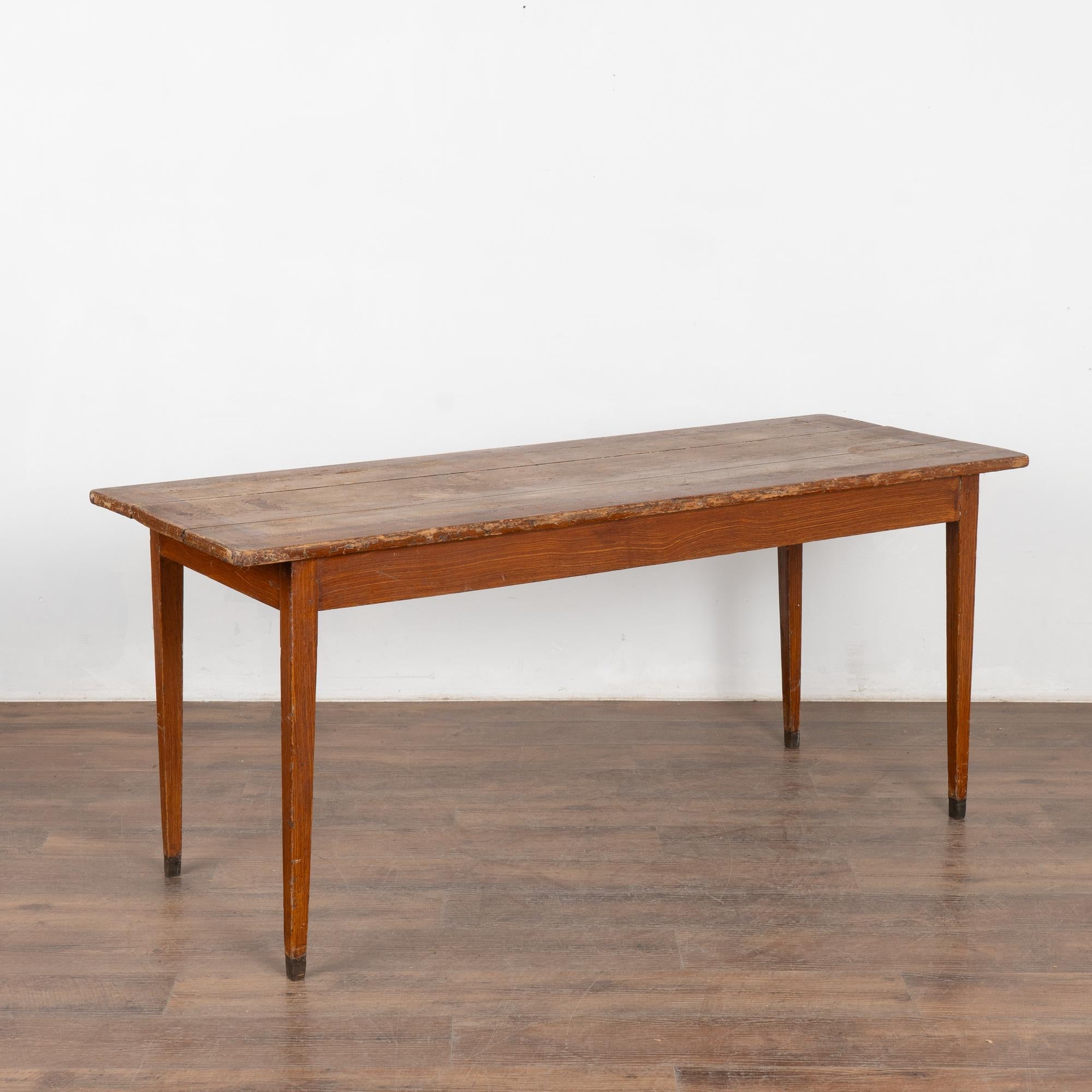 Rustic Painted Farm Table, Sweden circa 1820-40 5