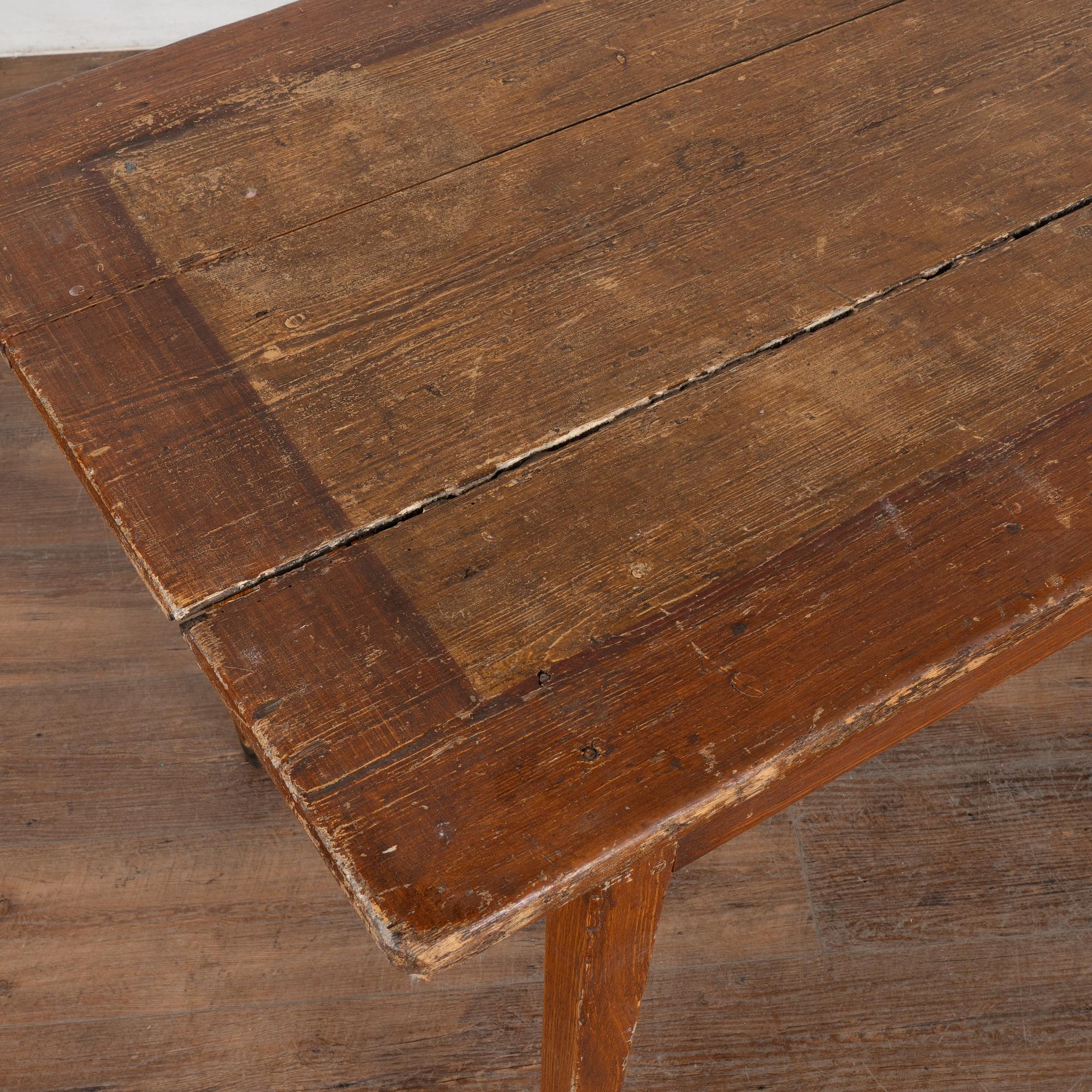 19th Century Rustic Painted Farm Table, Sweden circa 1820-40