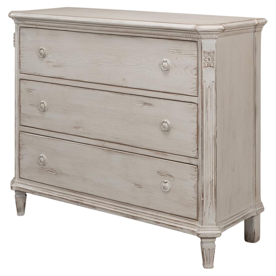 Rustic Painted Swedish Commode