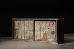 Rustic Papered Front Tansu