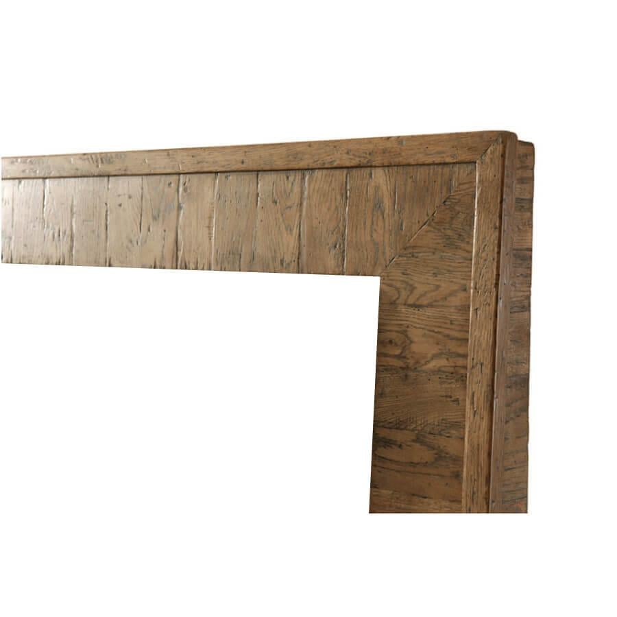 Vietnamese Rustic Parquetry King Size Bed For Sale