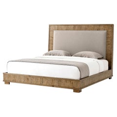 Rustic Parquetry King Size Bed