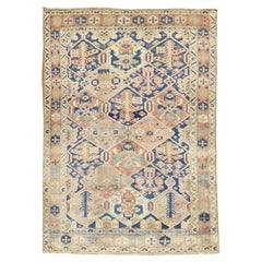 Antique Rustic Persian Bakhtiari Rug