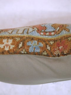 Zabihi Collection Rustic Persian Malayer Lumbar Size Rug Pillow