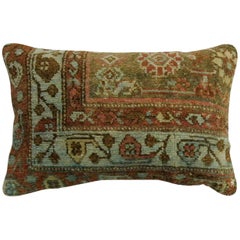 Rustic Persian Malayer Lumbar Size Rug Pillow