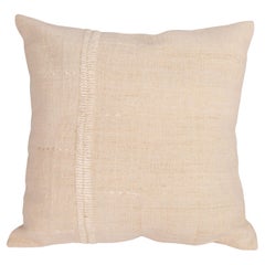 Rustic Pillow Case Made from a Vintage Anatolian Linen Fabric Mid 20th C
