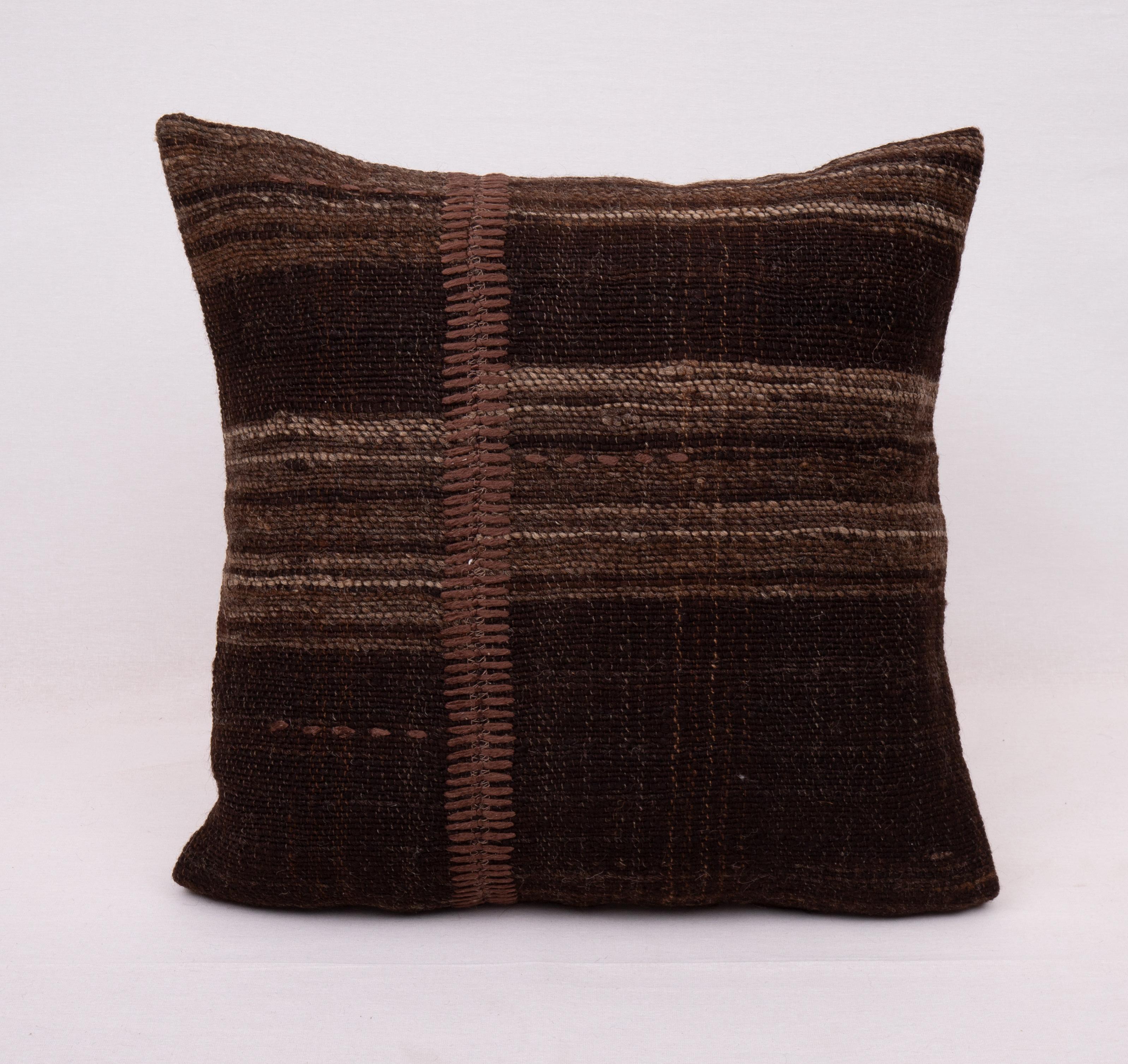 Rustic pillow case made from a vintage Un-Dyed wool coverlet, Mid 20th C


This pillow is made from a vintage coverlet that is hand woven using un-dyed wool. Our addition to the piece is silk hand stitching. It does not come with an insert. Linen