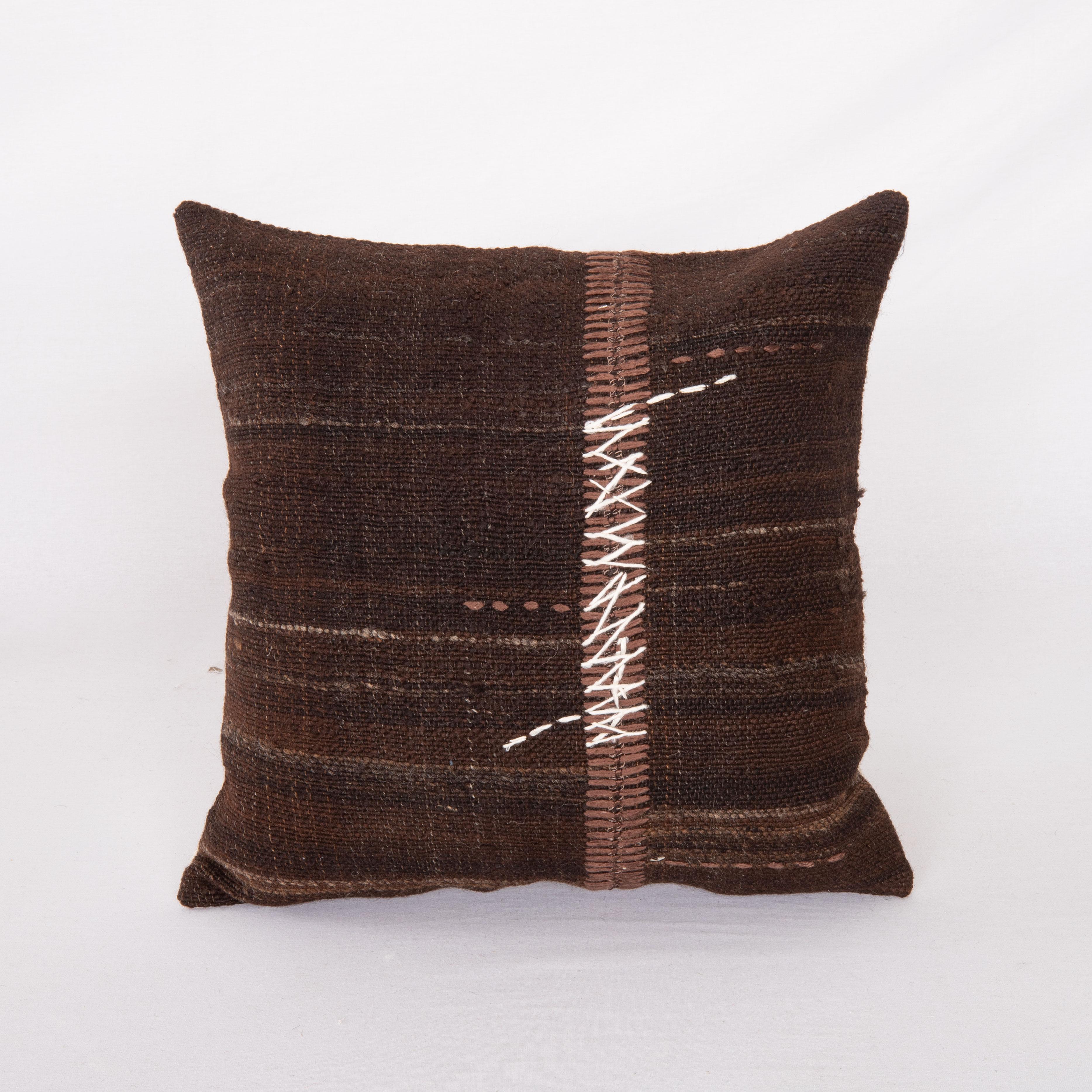 Rustic pillow case made from a vintage Un-Dyed wool coverlet, Mid 20th C


This pillow is made from a vintage coverlet that is hand woven using un-dyed wool. Our addition to the piece is silk hand stitching. It does not come with an insert. Linen in
