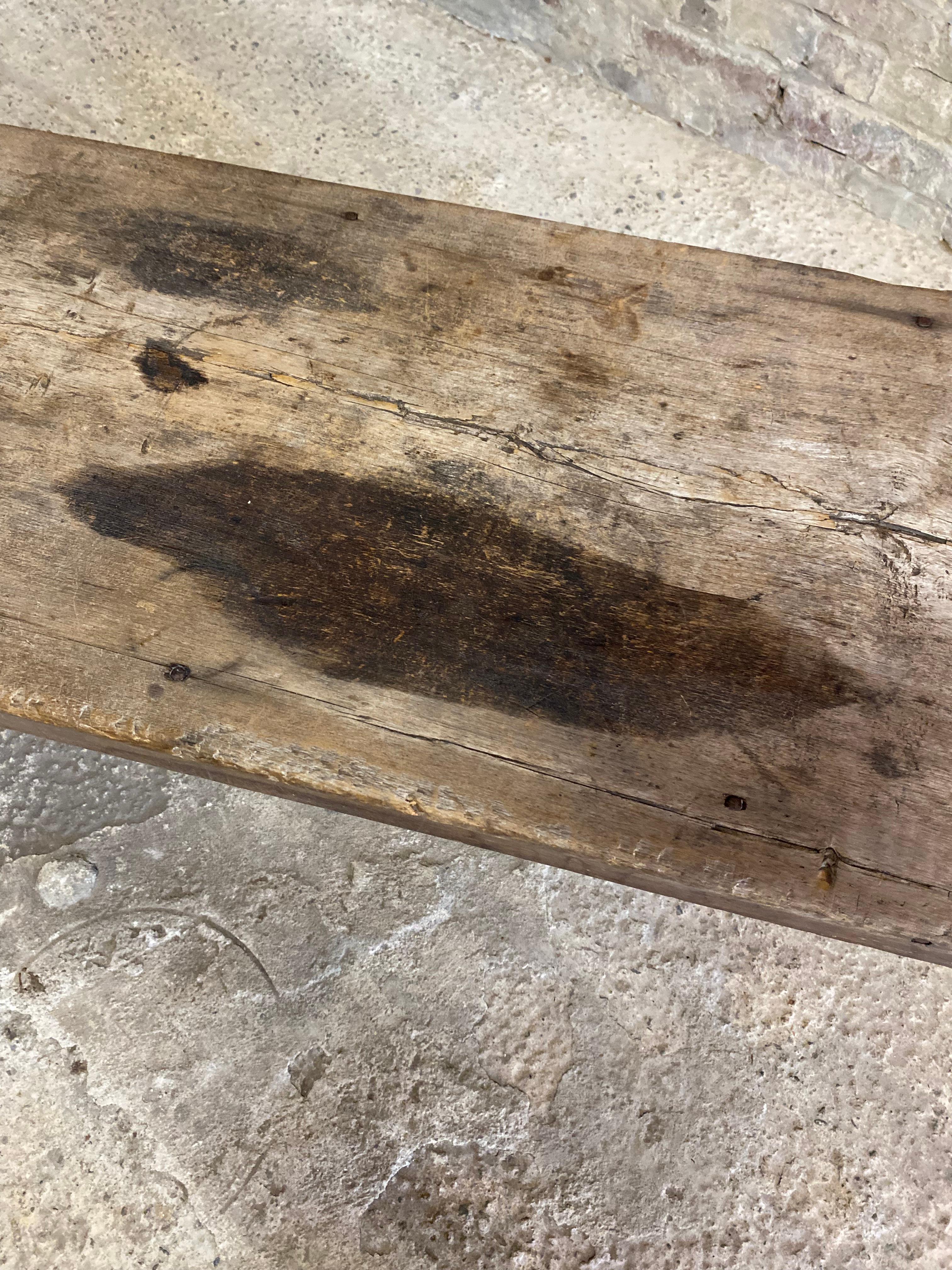 Rustic Pine Adirondack Cutaway Bench For Sale 8