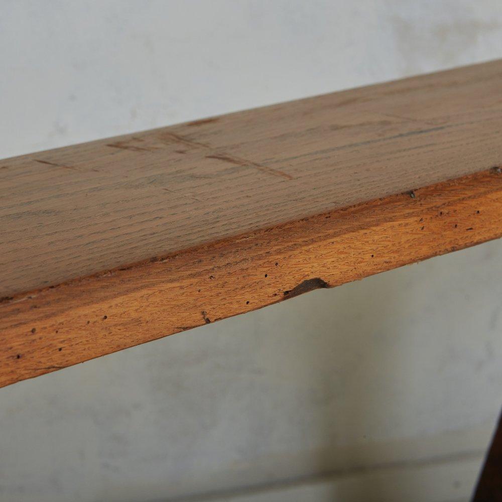 Rustic Pine Bench, France 1940s - 1 Available For Sale 9