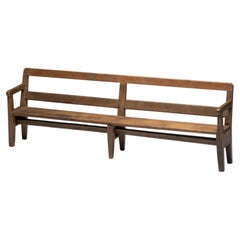 Rustic Pine Bench, France, circa 1900