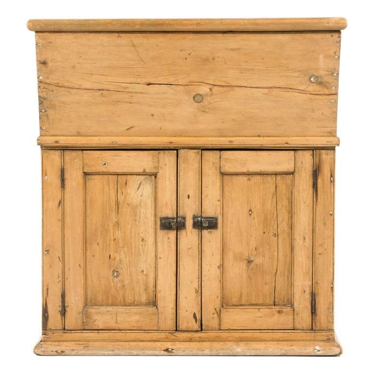 19th Century Rustic Pine Cabinet
