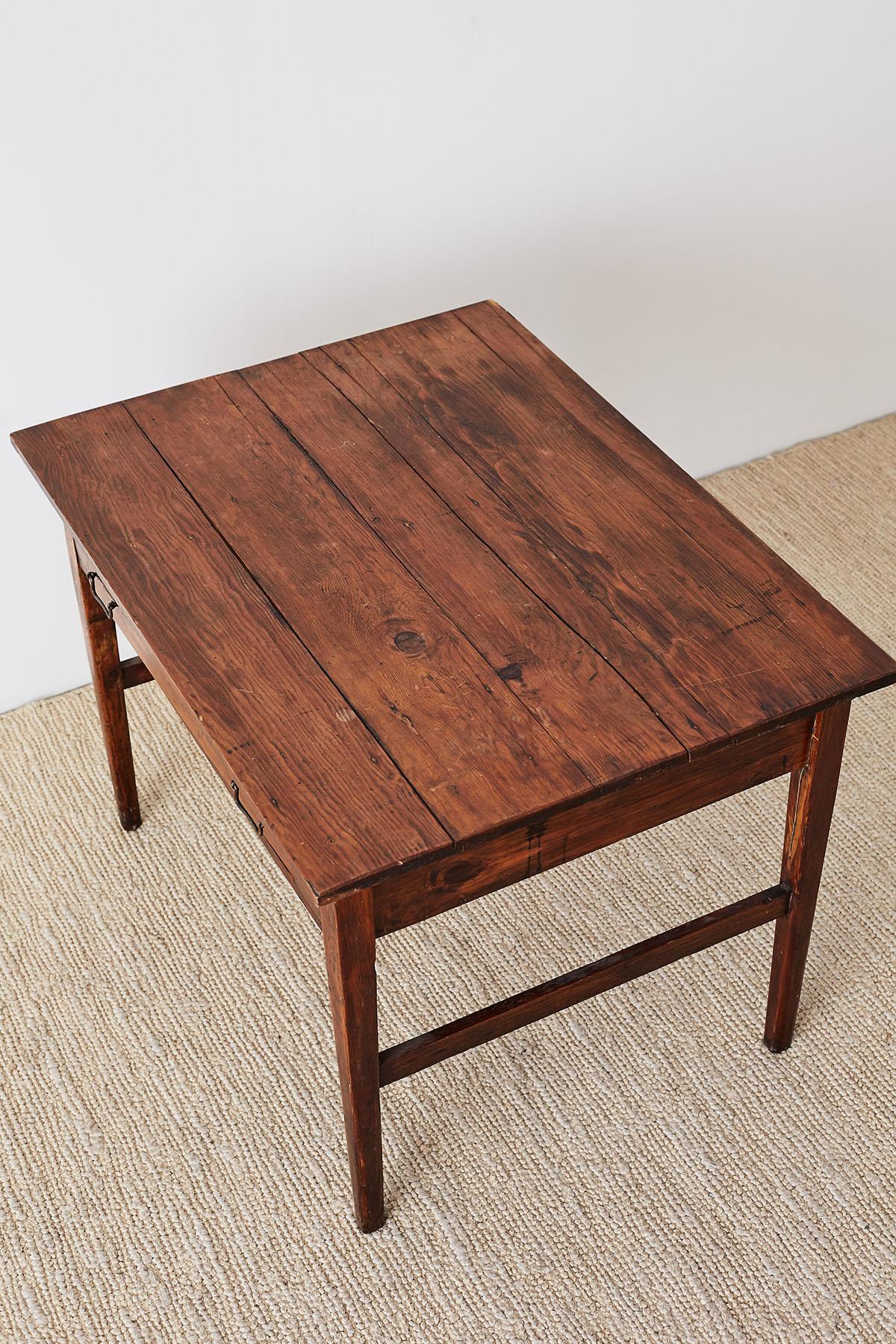Rustic Pine Farmhouse Work Table or Desk 10