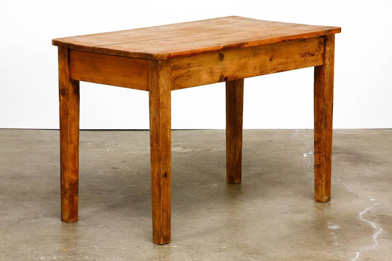 Rustic Pine Work Table or Farmhouse Desk 2
