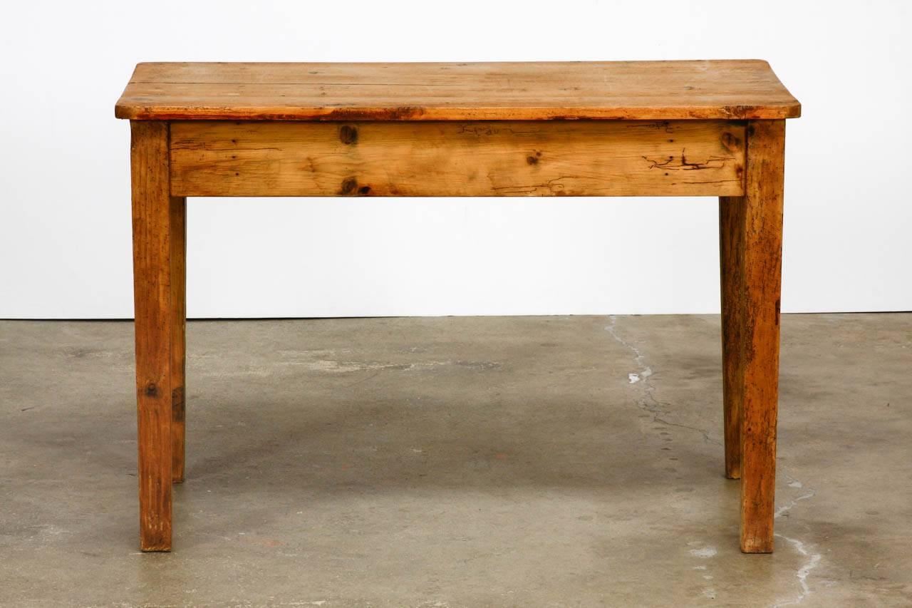 Rustic Pine Work Table or Farmhouse Desk 5
