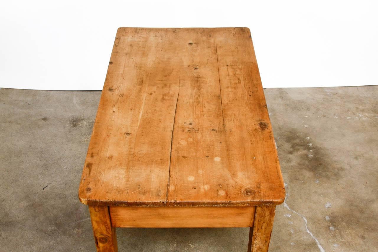 rustic pine desk