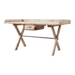 Rustic Pine Work Table or Gardening Table