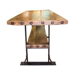 Rustic Pine Workbench Table