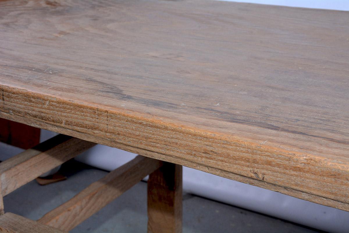19th Century Rustic Plank Top Coffee Table