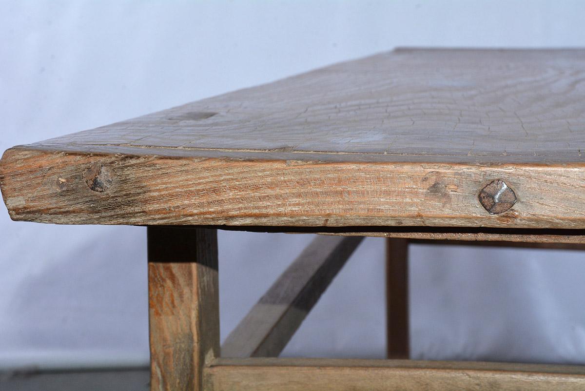 Elm Rustic Plank Top Coffee Table