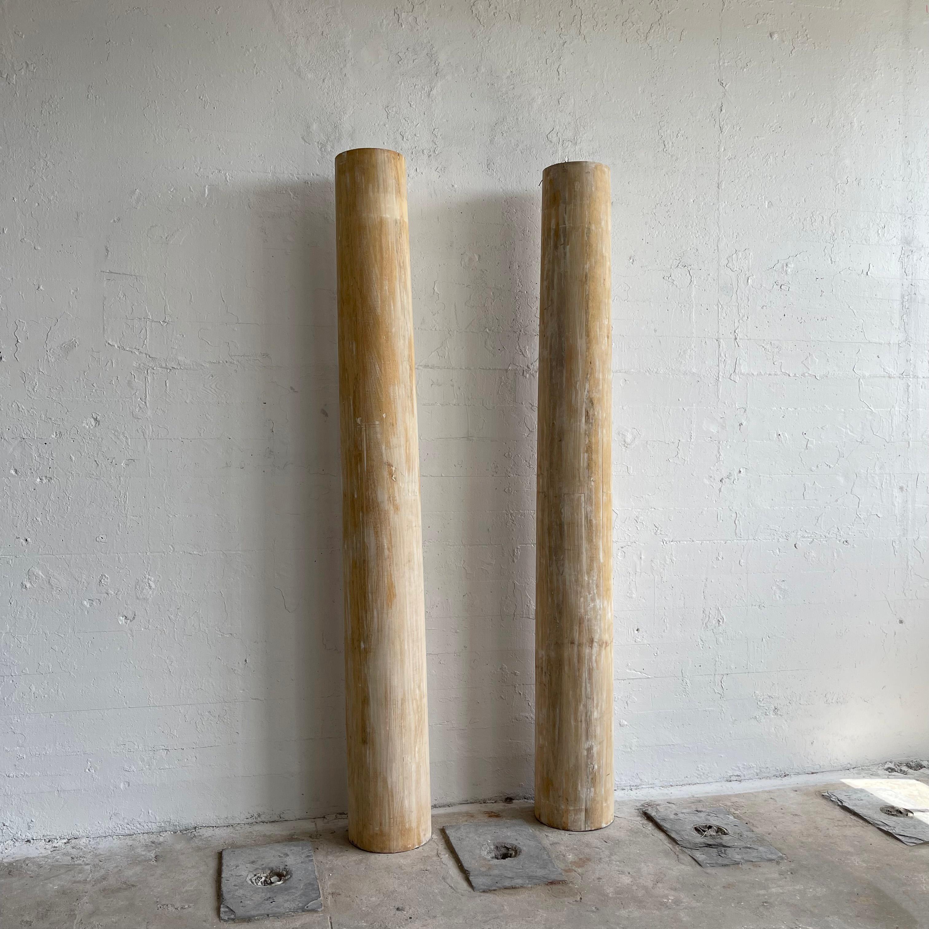 hollow wood columns