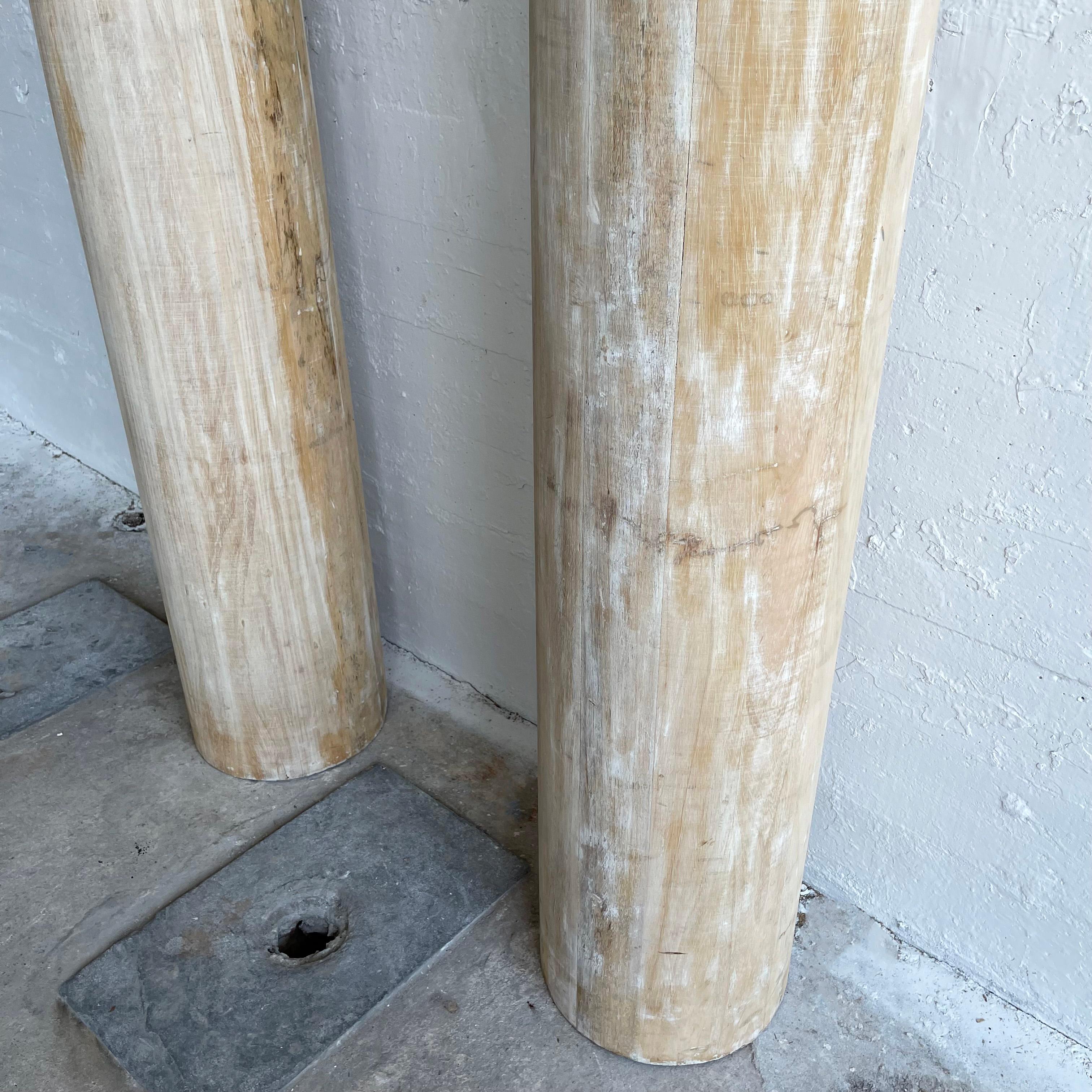 Rustic Poplar Architectural Columns For Sale 1