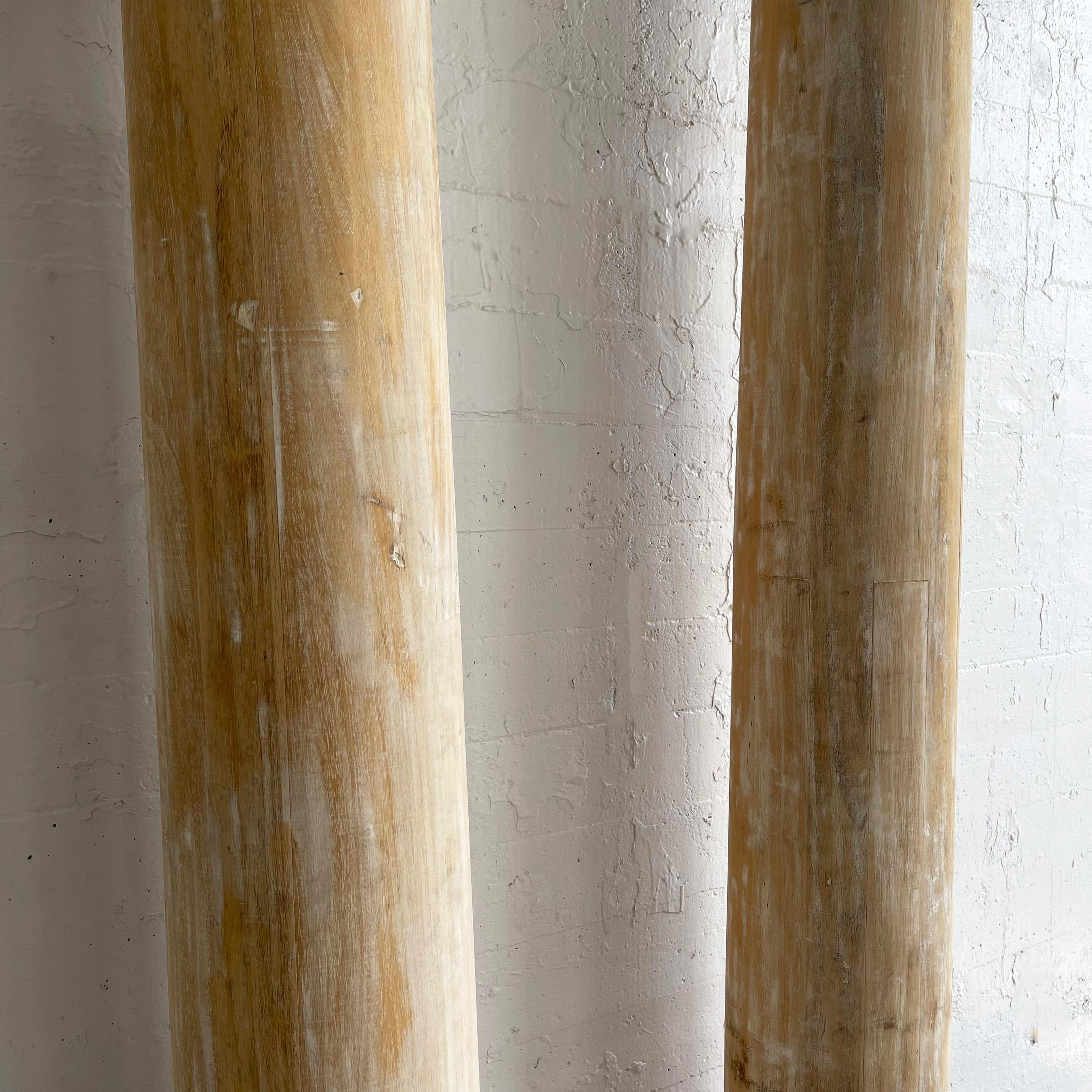 Rustic Poplar Architectural Columns For Sale 3