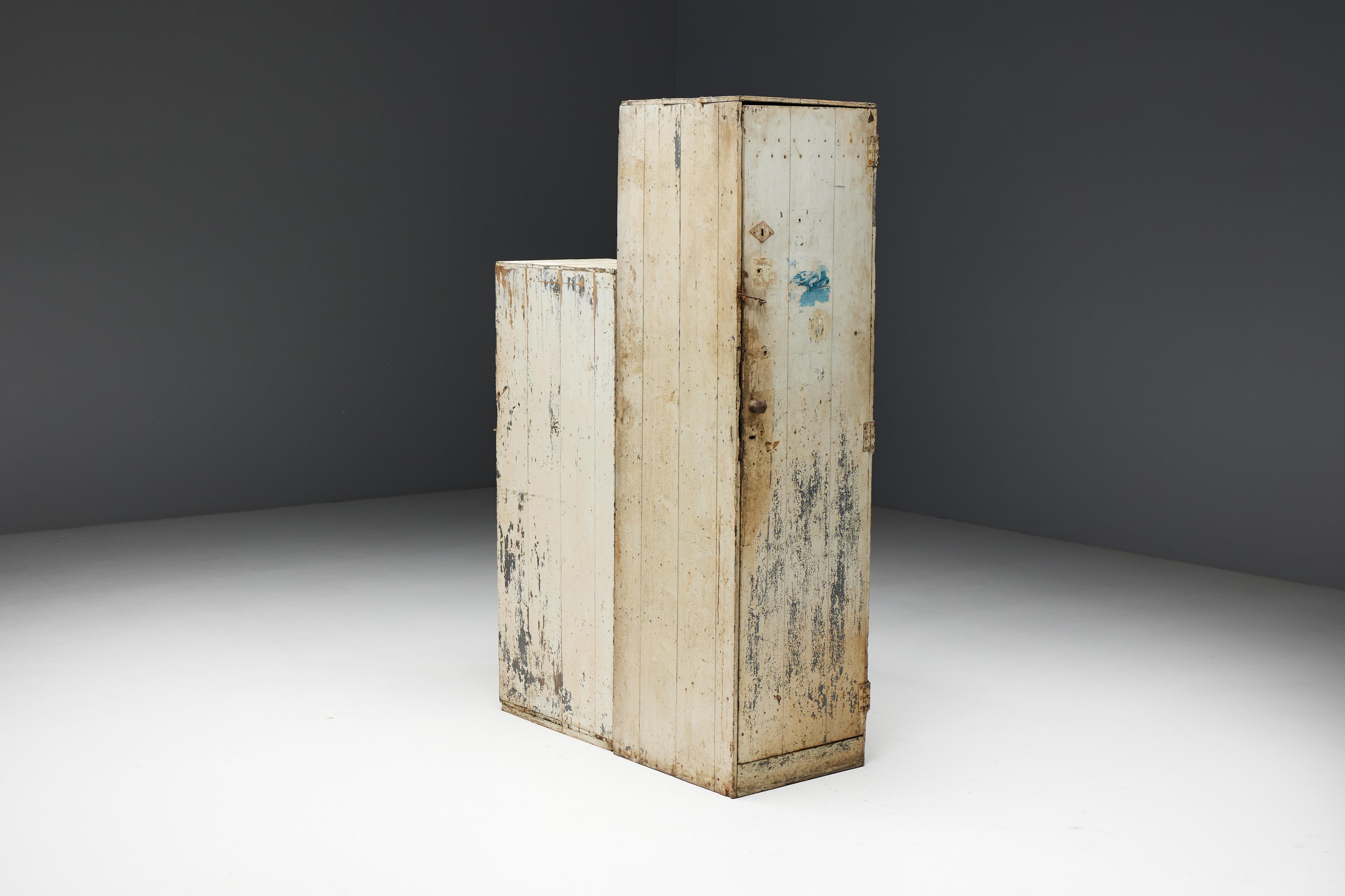 Rustic Primitive Cabinet, France, 19th Century For Sale 11