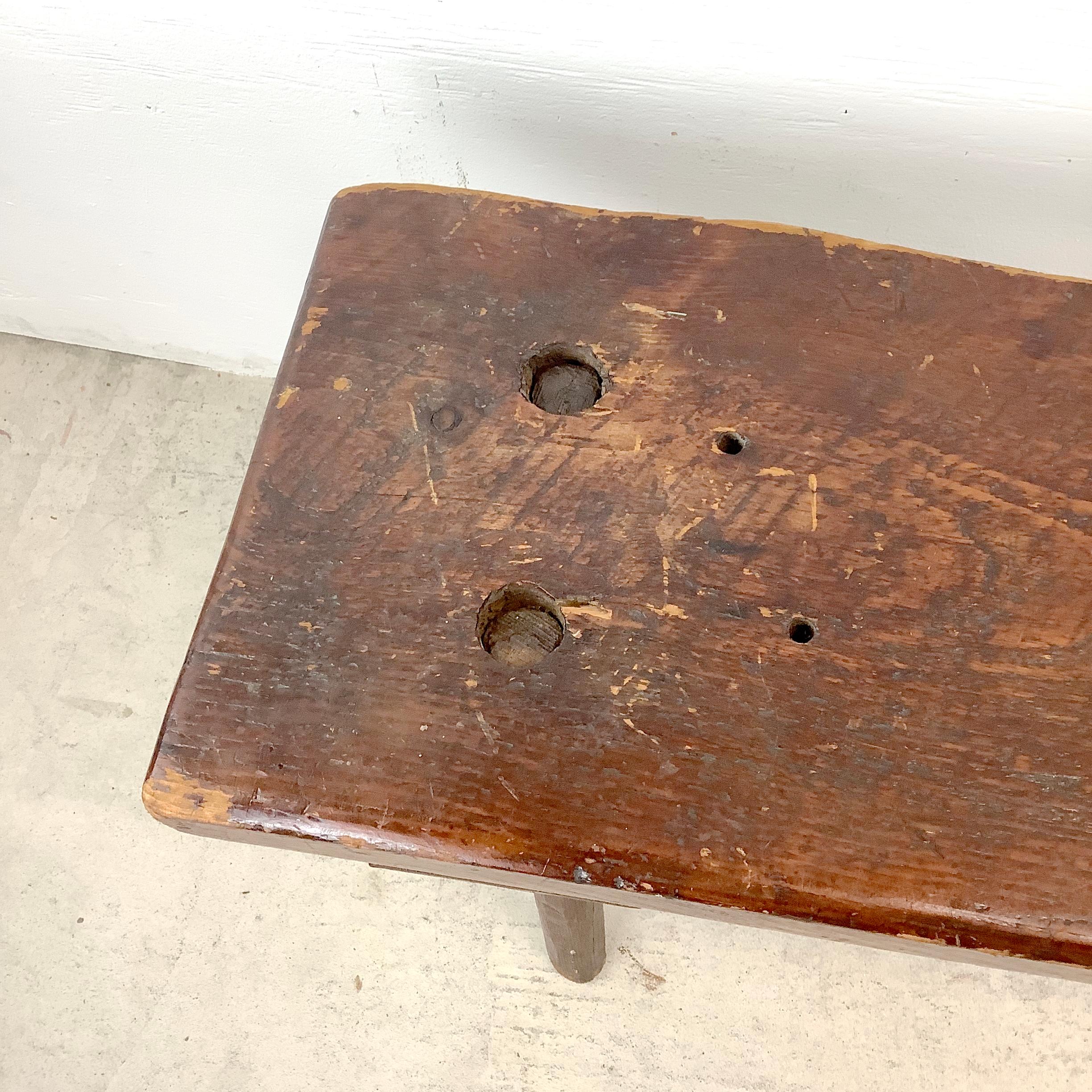 Rustic Primitive Decorative Cobblers Bench For Sale 14