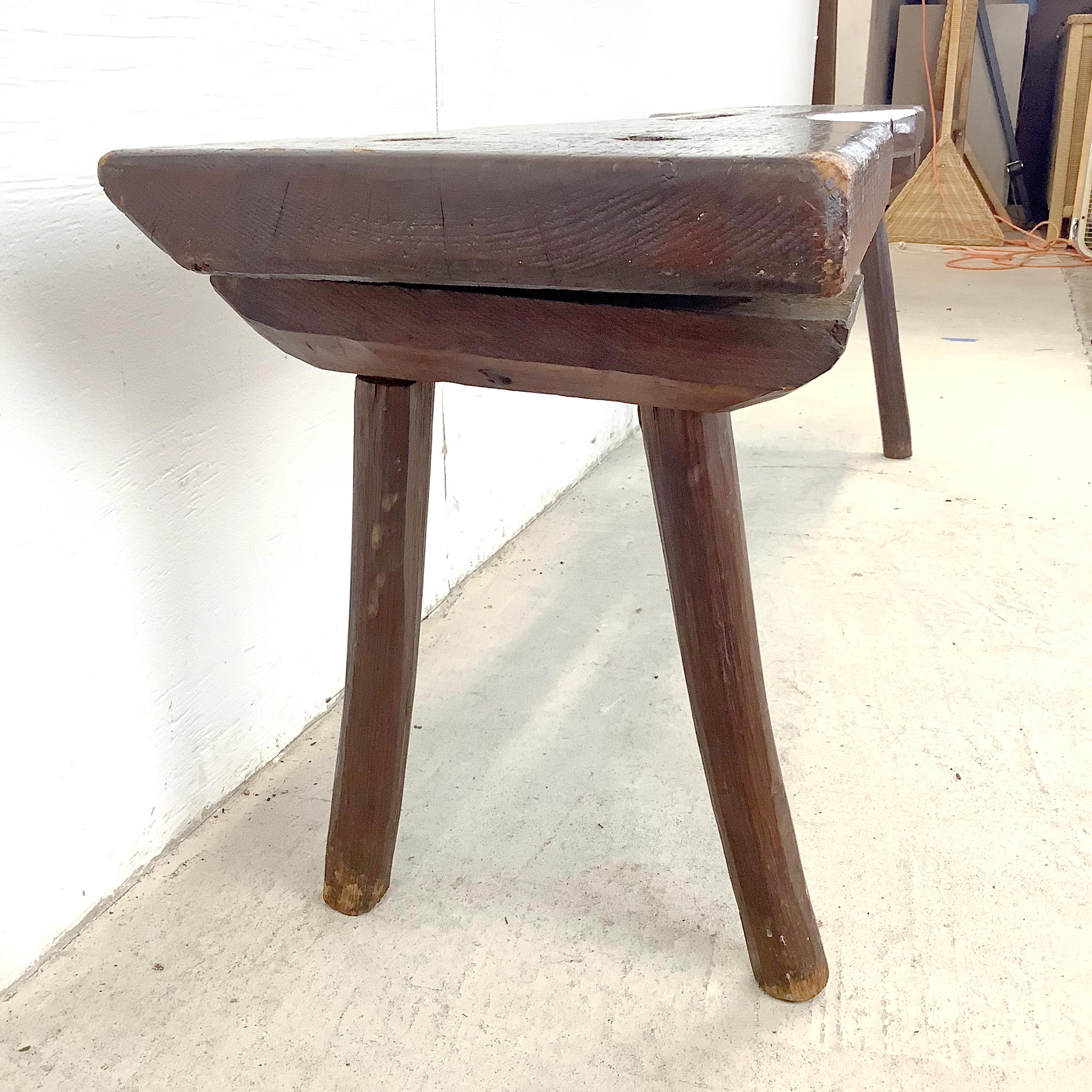 Rustic Primitive Decorative Cobblers Bench For Sale 1