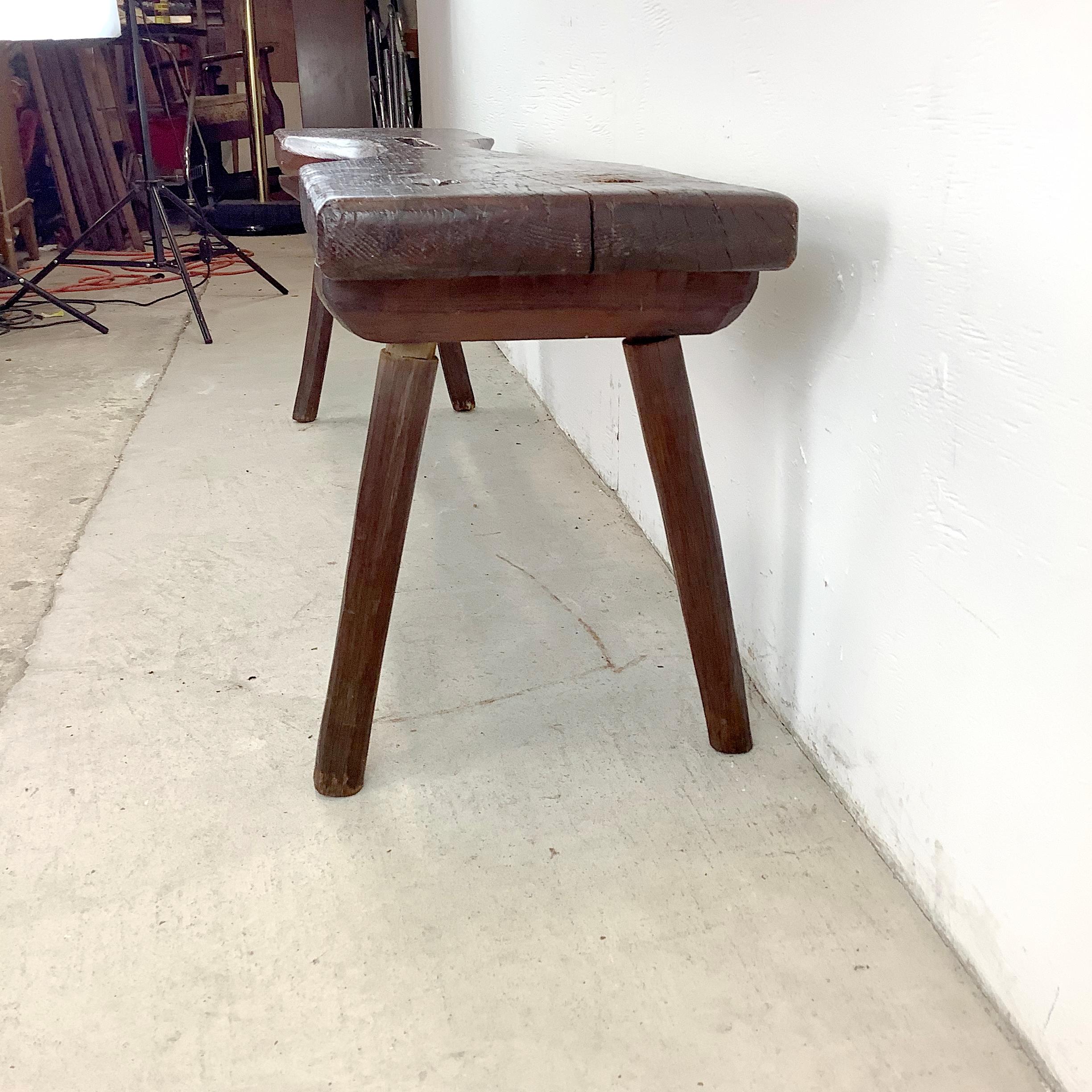 Rustic Primitive Decorative Cobblers Bench For Sale 2